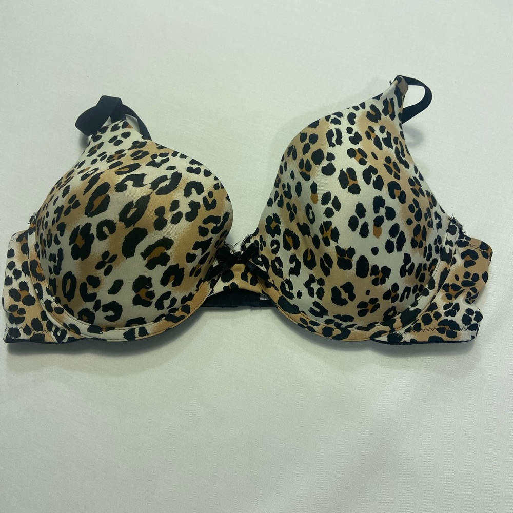 Leopard Print Women's Bra